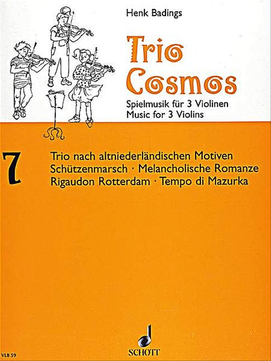 Trio-Cosmos No. 7 String Trio scores gallery preview page 1