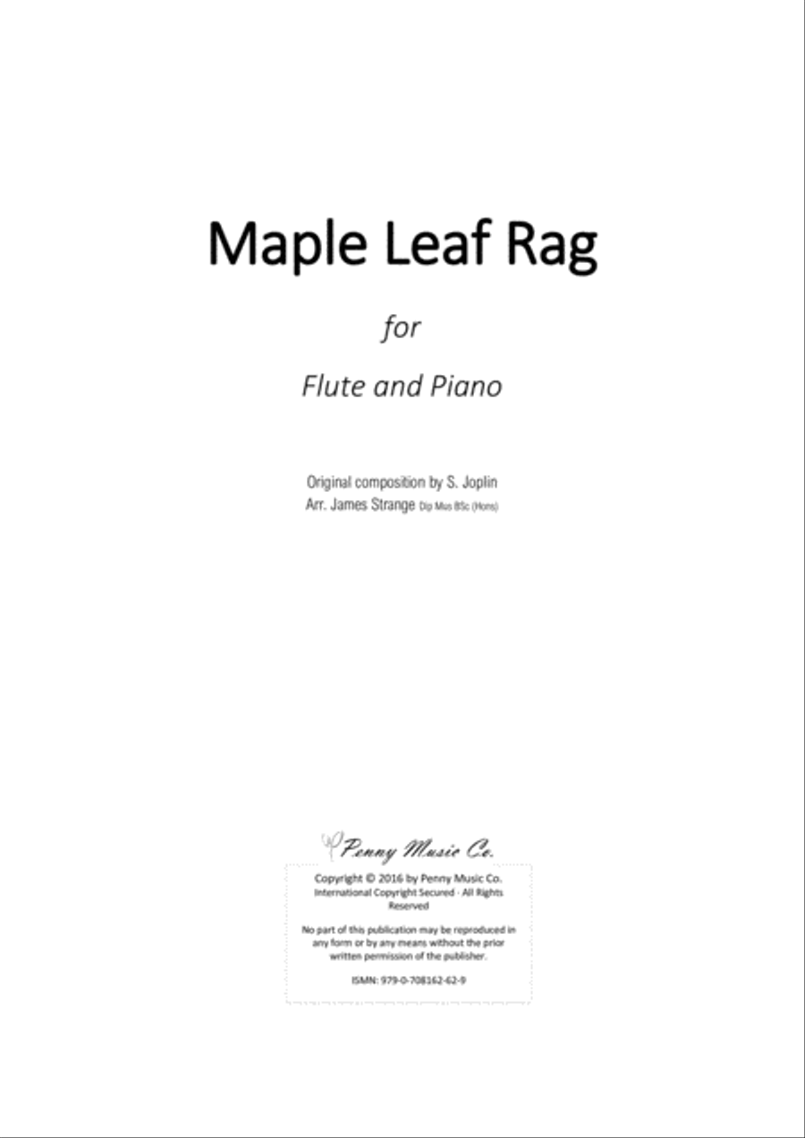 Maple Leaf Rag Flute Solo scores gallery preview page 3