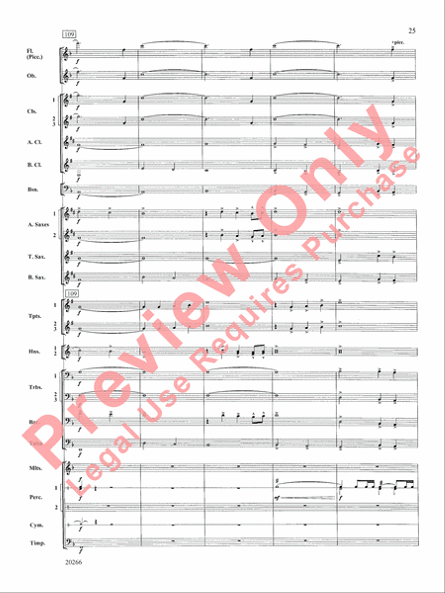 Ghost Fleet Ghost Fleet Concert Band scores gallery preview page 26