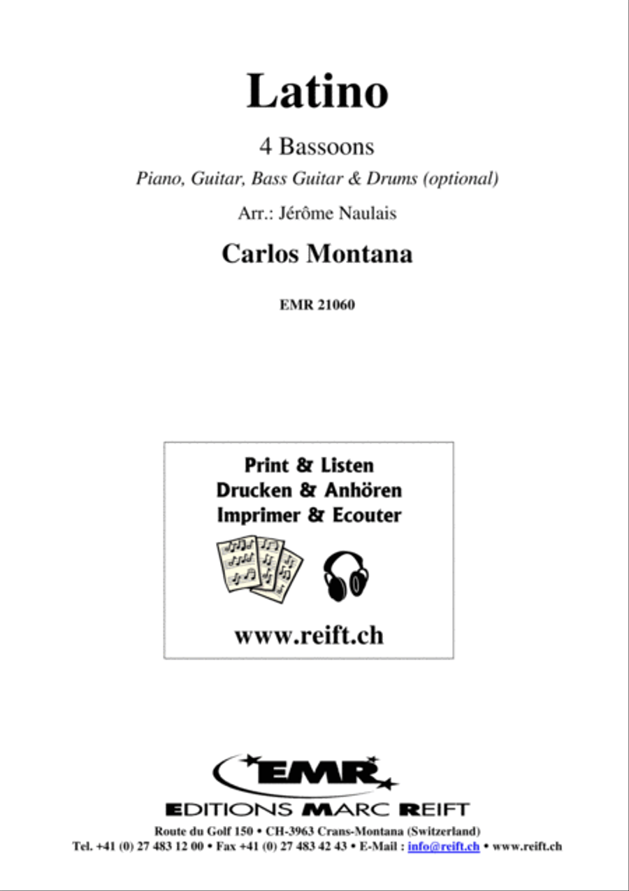 Latino Bassoon Quartet scores gallery preview page 2