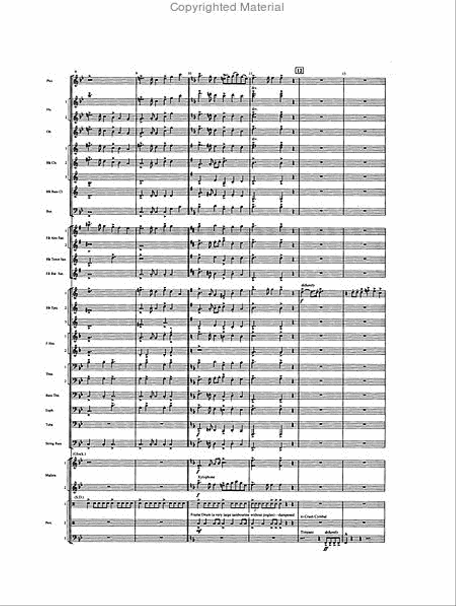 Terpsichorean Dances Concert Band scores gallery preview page 3