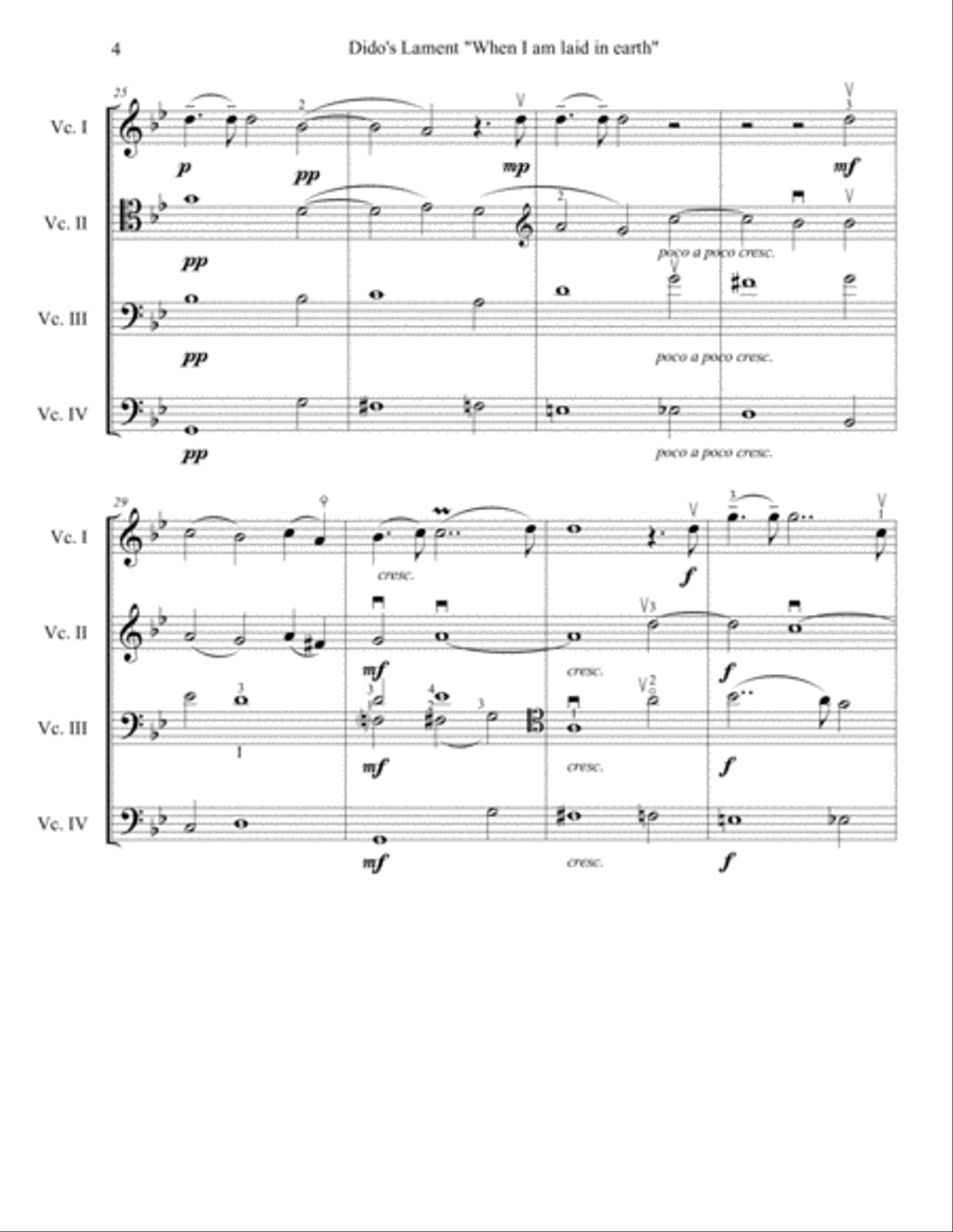 Henry Purcell, Dido's Lament 