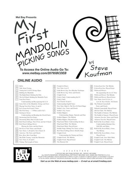 My First Mandolin Picking Songs image number null