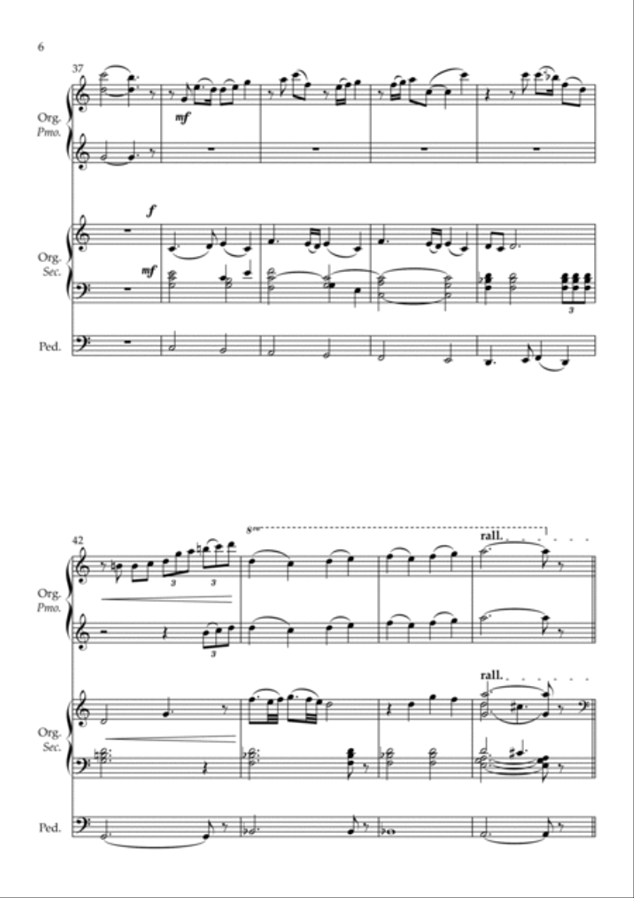 End Titles Organ Solo scores gallery preview page 6