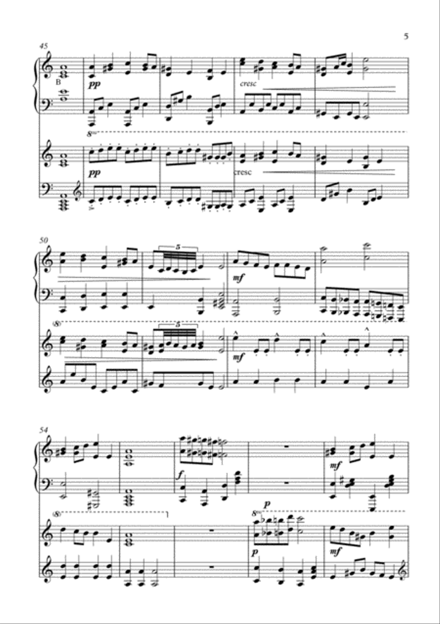 HITHER AND THITHER Piano scores gallery preview page 5