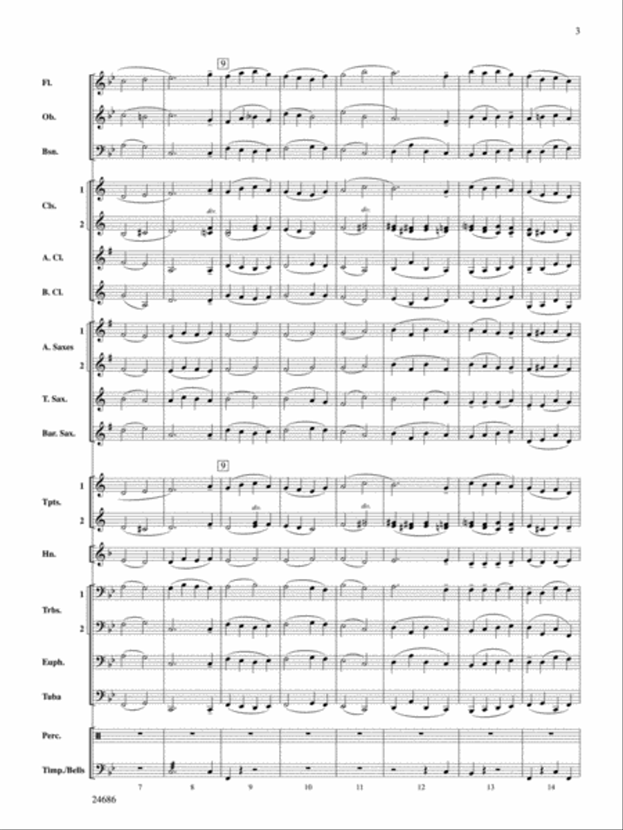 Air and Variations Concert Band scores gallery preview page 3