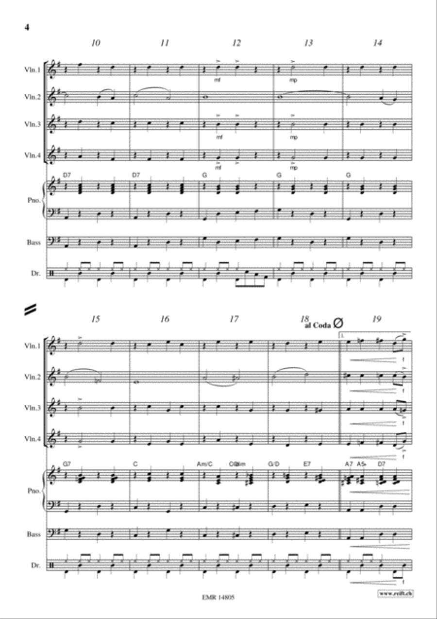 Popcorn Violin scores gallery preview page 4