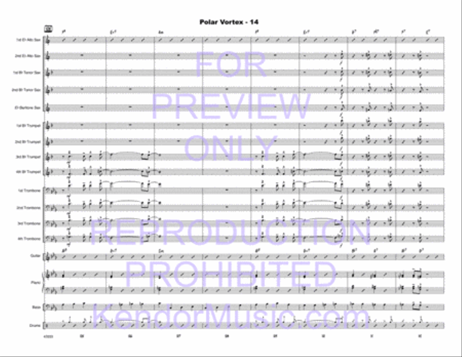 Polar Vortex Polar Vortex Jazz Ensemble scores gallery preview page 15