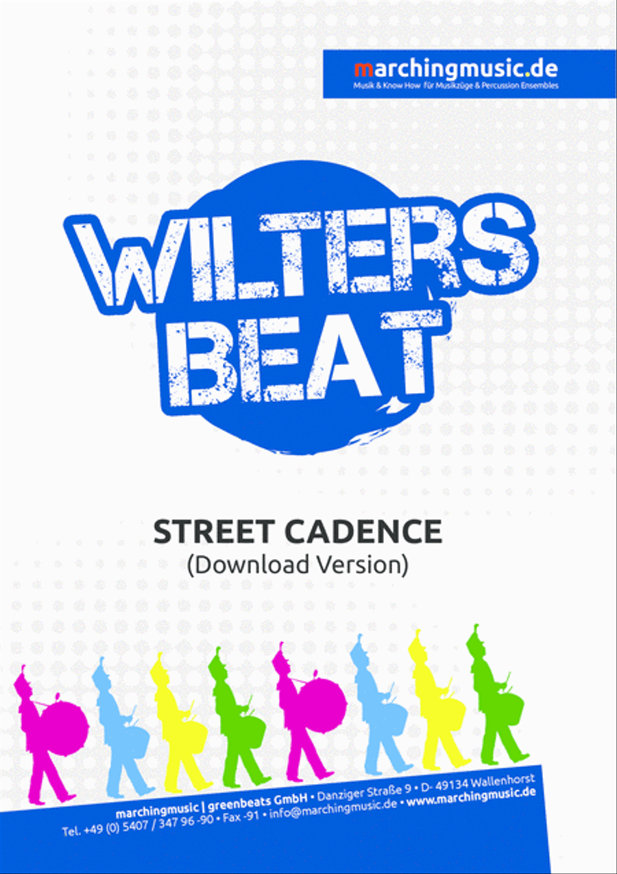 WILTERS BEAT (Street Cadence) Marching Band scores gallery preview page 1