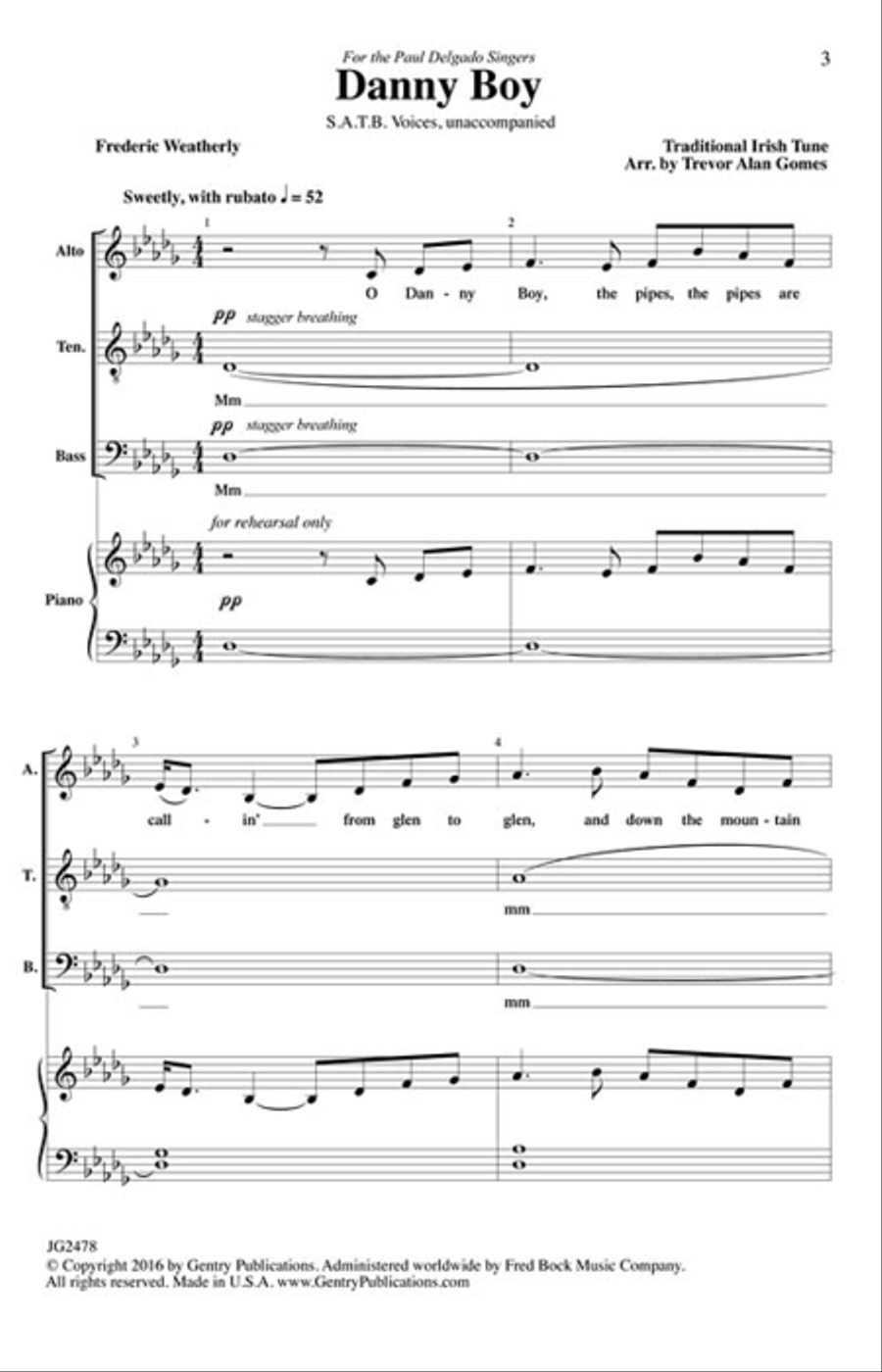Danny Boy Danny Boy Divisi scores gallery preview page 2