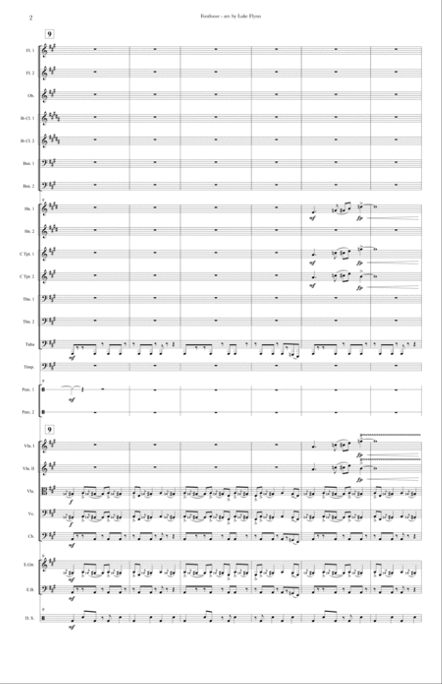 Footloose Footloose Full Orchestra scores gallery preview page 4