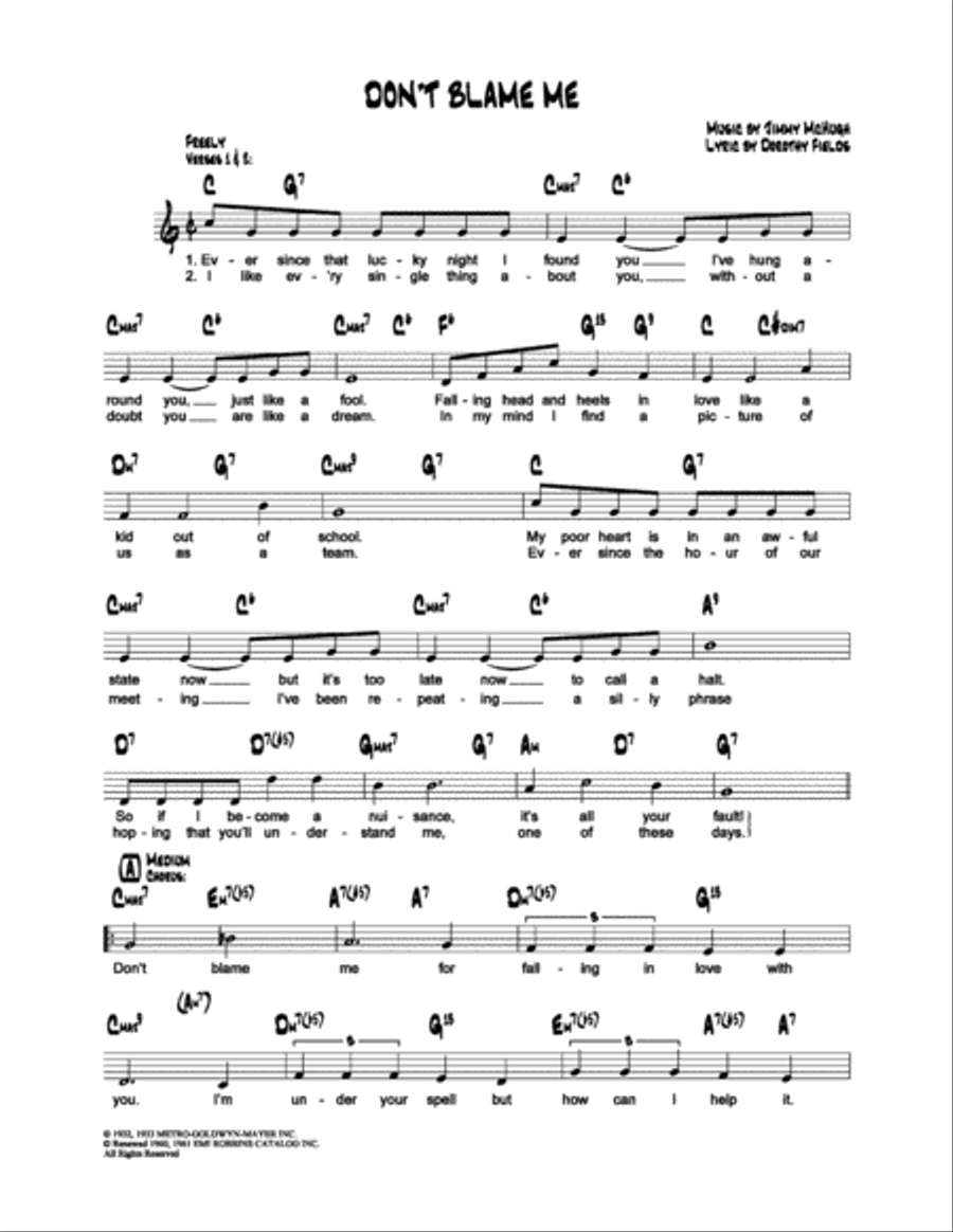 Don't Blame Me School and Community scores gallery preview page 2