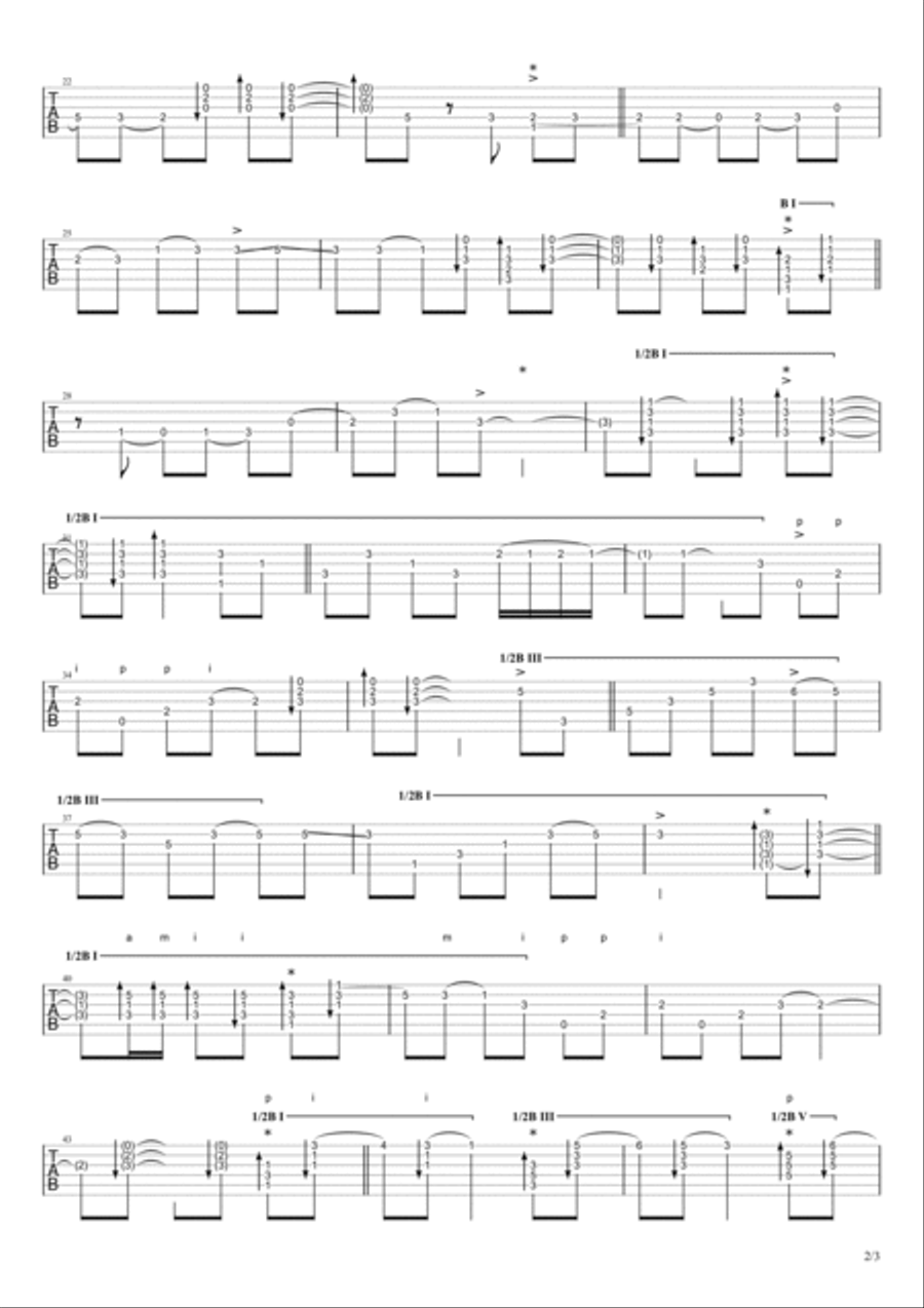 Eugen Sedko - Bulerias Falseta 2 Advanced + TABS Acoustic Guitar scores gallery preview page 2