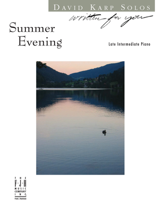 Book cover for Summer Evening