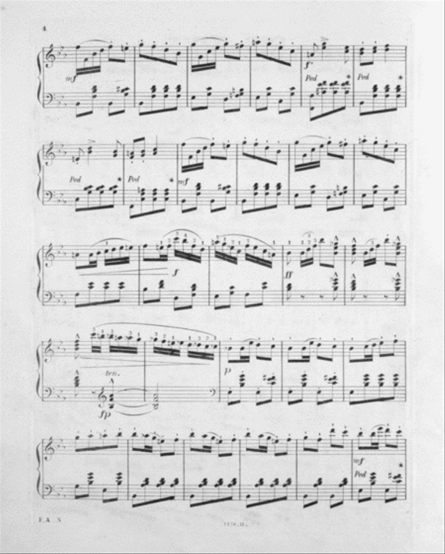 Qui Vive! Grand Galop Concert Pour Piano Piano Solo scores gallery preview page 3