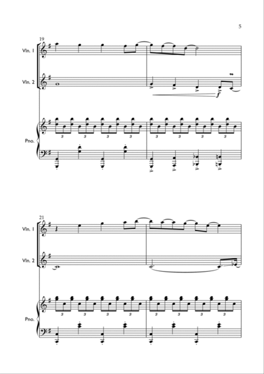 All I Want For Christmas Is You String Duet scores gallery preview page 5