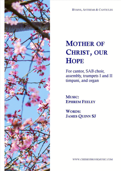 Mother of Christ, Our Hope 3-Part - Digital Sheet Music