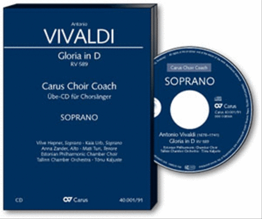 Gloria in D - Carus Choir Coach - Soprano SSA scores gallery preview page 1