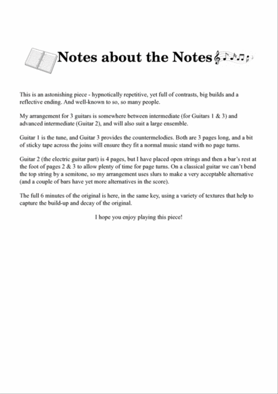 Nothing Else Matters Guitar Ensemble scores gallery preview page 3
