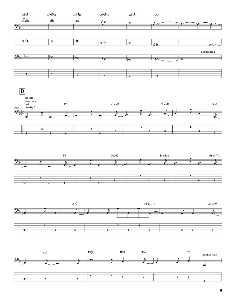 Goodbye Pork Pie Hat Goodbye Pork Pie Hat Electric Guitar scores gallery preview page 5