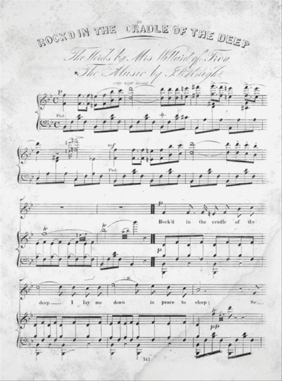 Rocked in the Cradle of the Deep Voice scores gallery preview page 2