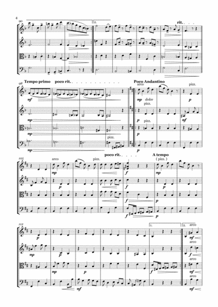 S. Joplin - Bethena Waltz - String Quartet image number null
