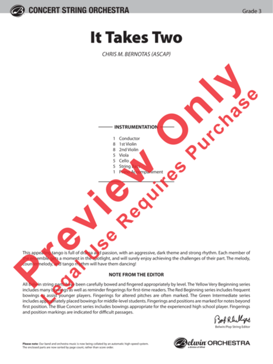 It Takes Two String Orchestra scores gallery preview page 2