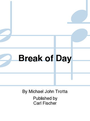 Book cover for Break of Day