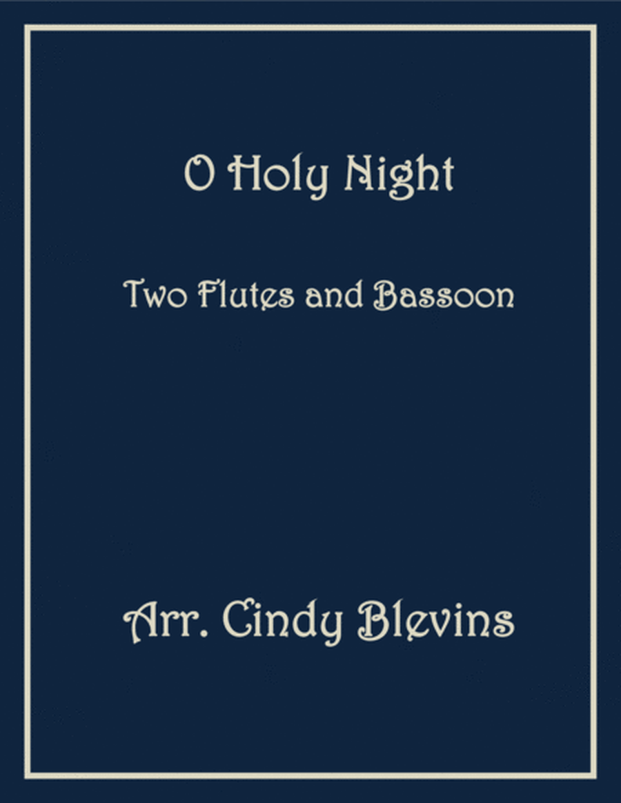 O Holy Night, for Two Flutes and Bassoon image number null