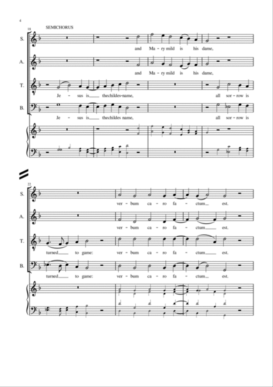 Noel: Verbum 4-Part scores gallery preview page 6