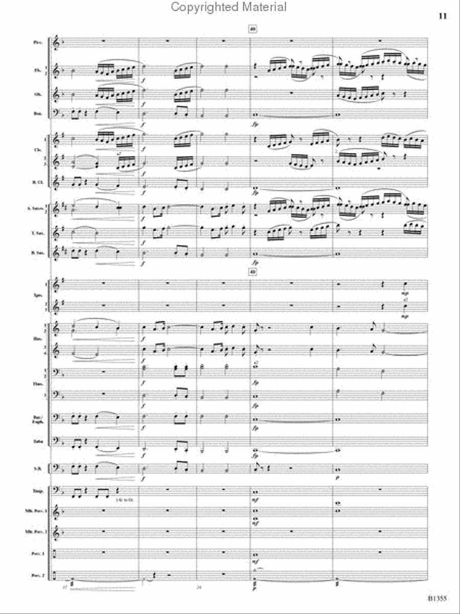 With Ever Joyful Hearts Concert Band scores gallery preview page 9