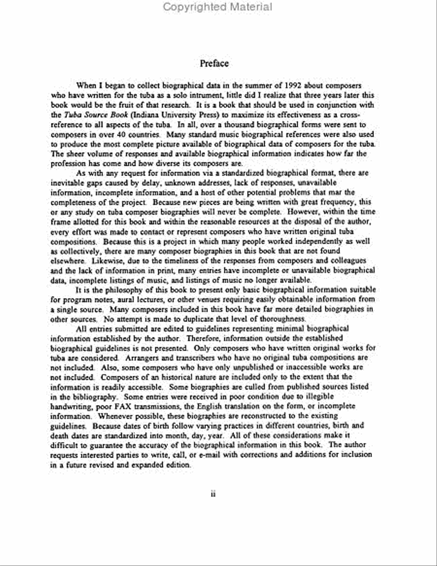 The Tuba as a Solo Instrument: Composer Biographies Tuba scores gallery preview page 3