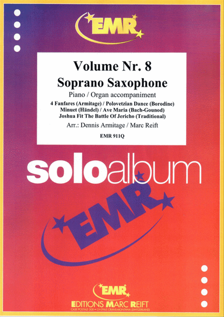 Solo Album Volume 08 Soprano Saxophone scores gallery preview page 1