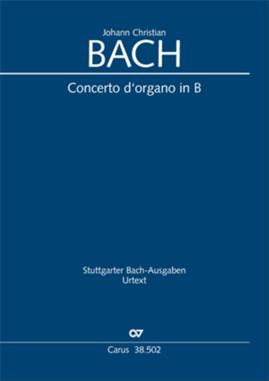 Organ Concerto in B flat major (Orgelkonzert in B) Violin scores gallery preview page 1