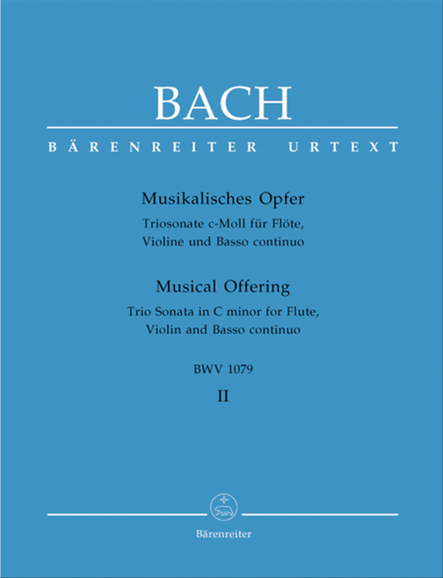 Musical Offering, Volume 2 Flute scores gallery preview page 1