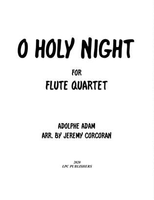 Book cover for O Holy Night for Flute Quartet