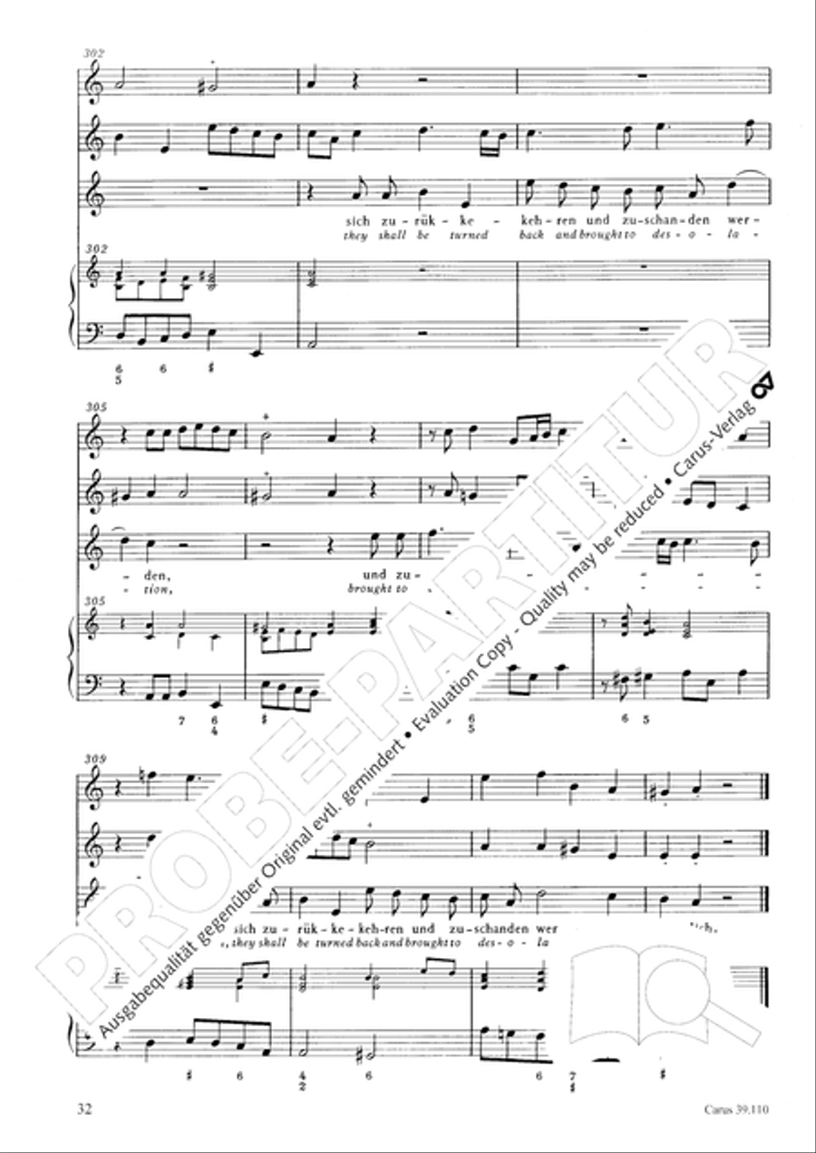 O Lord, punish me not (Ach Herr, strafe mich nicht) Tenor Voice scores gallery preview page 33