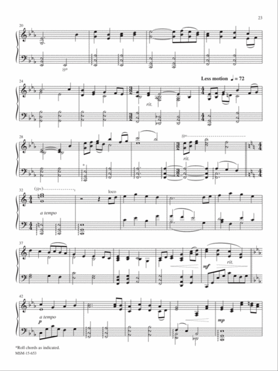 This Is My Father’s World Piano Solo scores gallery preview page 2
