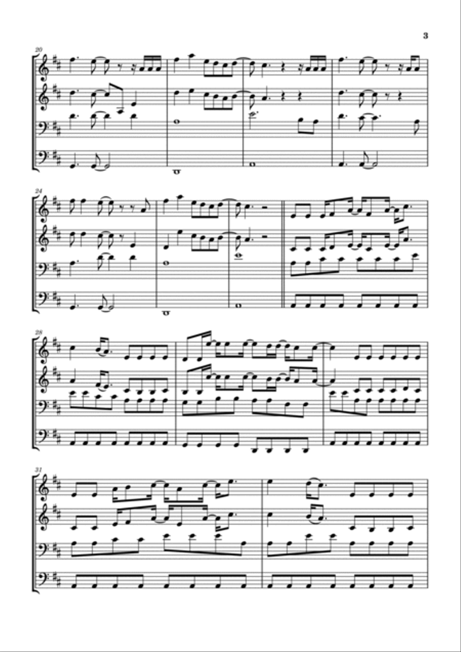 Shine Like Stars Shine Like Stars Brass Ensemble scores gallery preview page 4