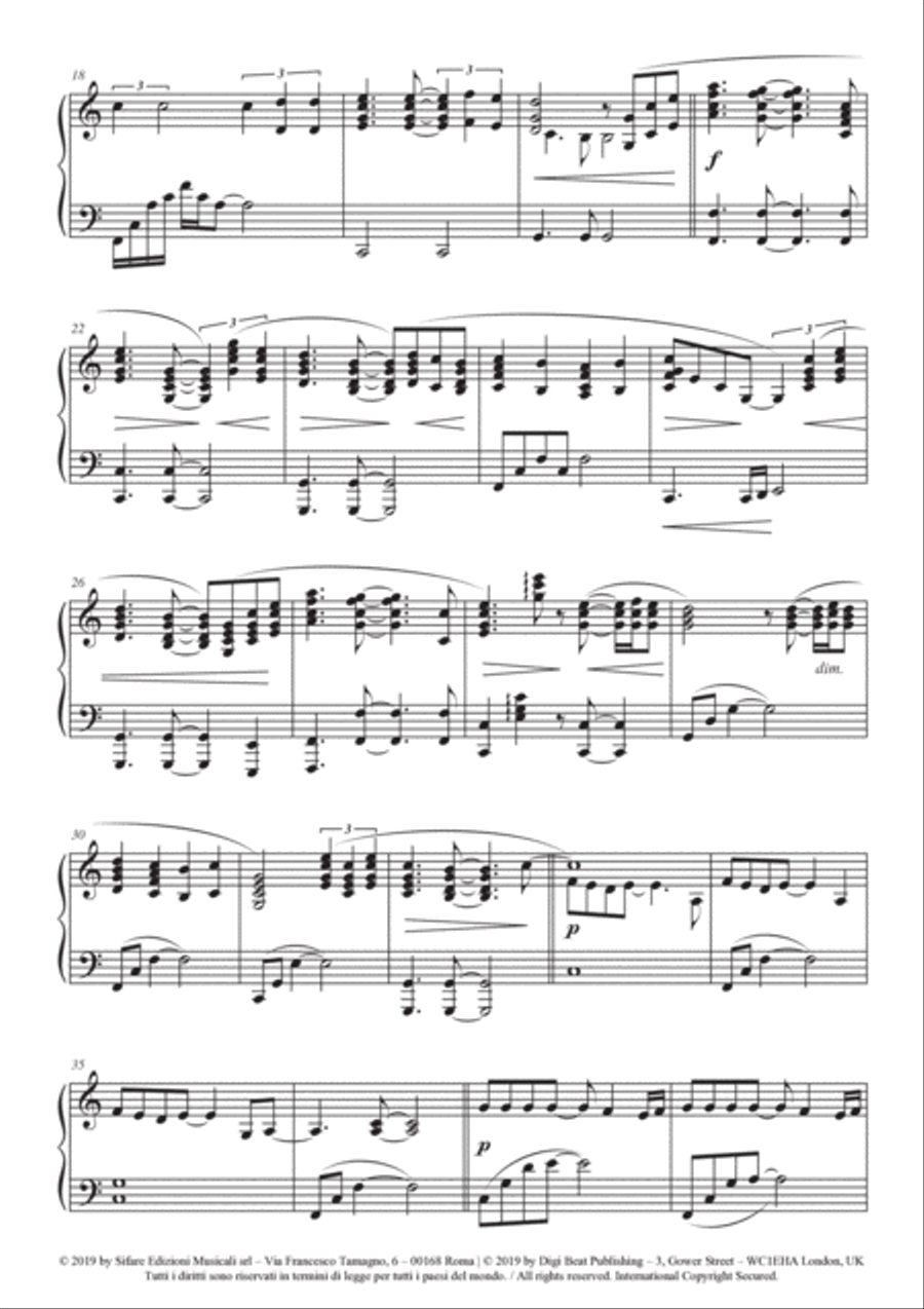 Al Claro De Luna Piano Solo scores gallery preview page 3