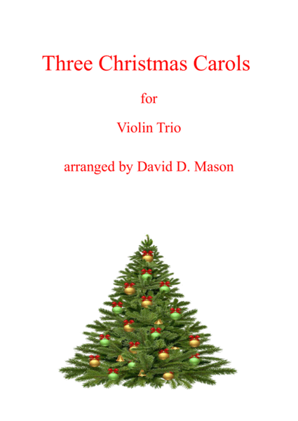 Three Christmas Carols (Violin Trio+Piano) image number null