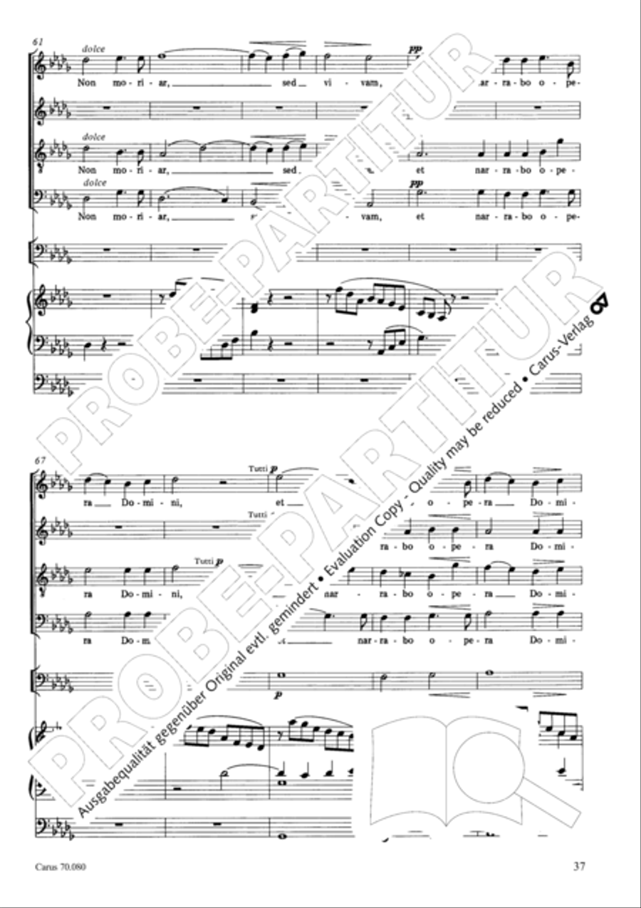 Five Short Sacred Compositions (Funf kleinere Kirchenwerke) Score scores gallery preview page 51