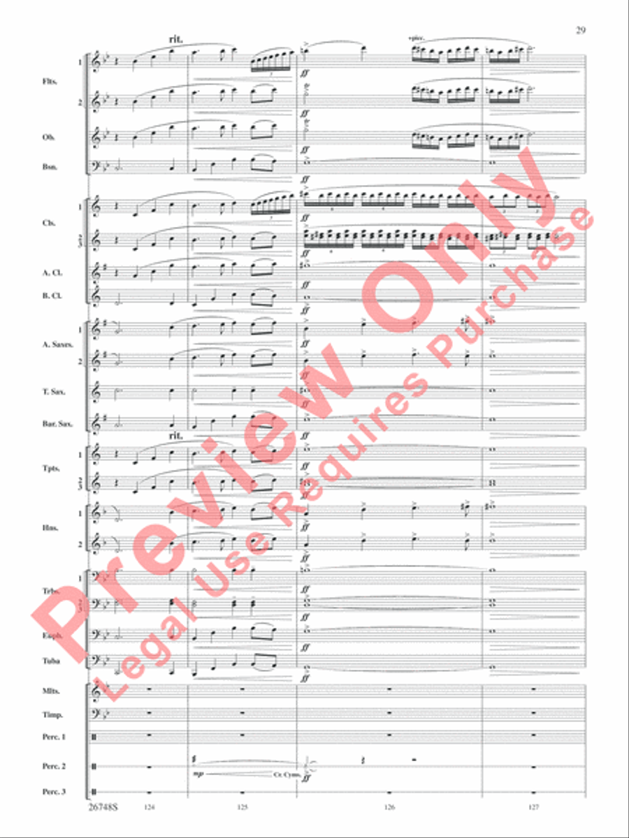 Cotton Ferry Expedition Concert Band scores gallery preview page 30