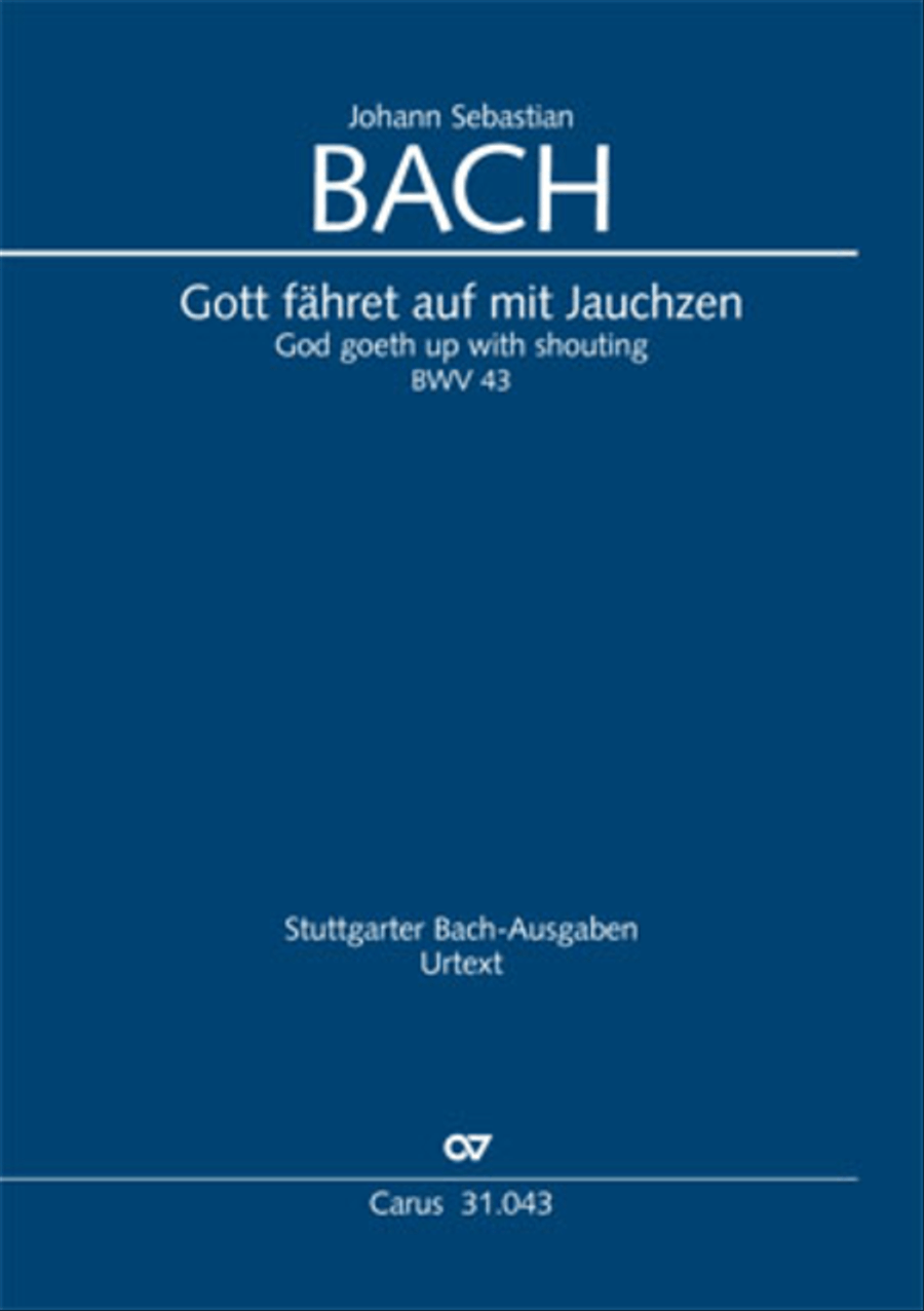 God goeth up with shouting