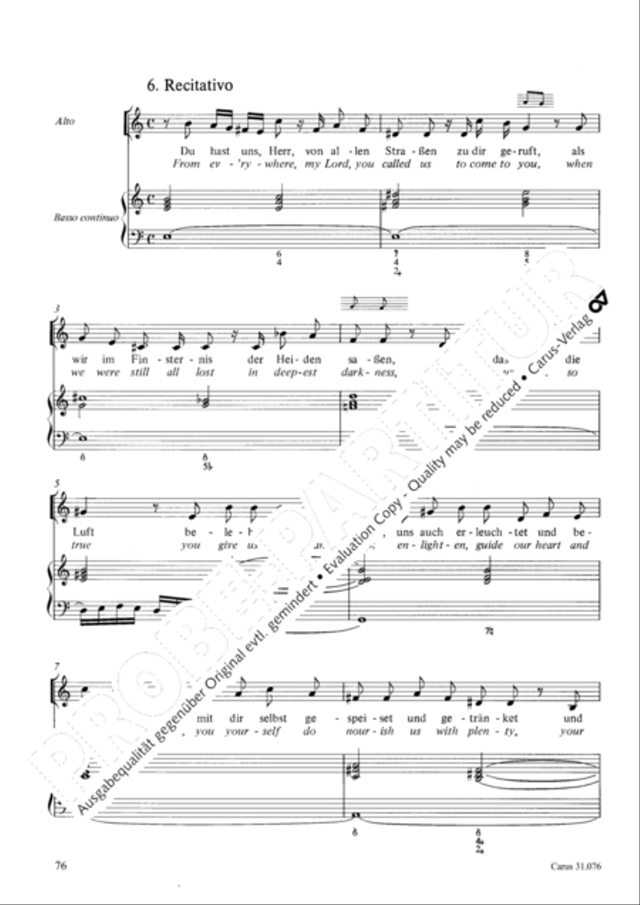 The heavens are telling the Father's glory (Die Himmel erzahlen die Ehre Gottes) 4-Part scores gallery preview page 77