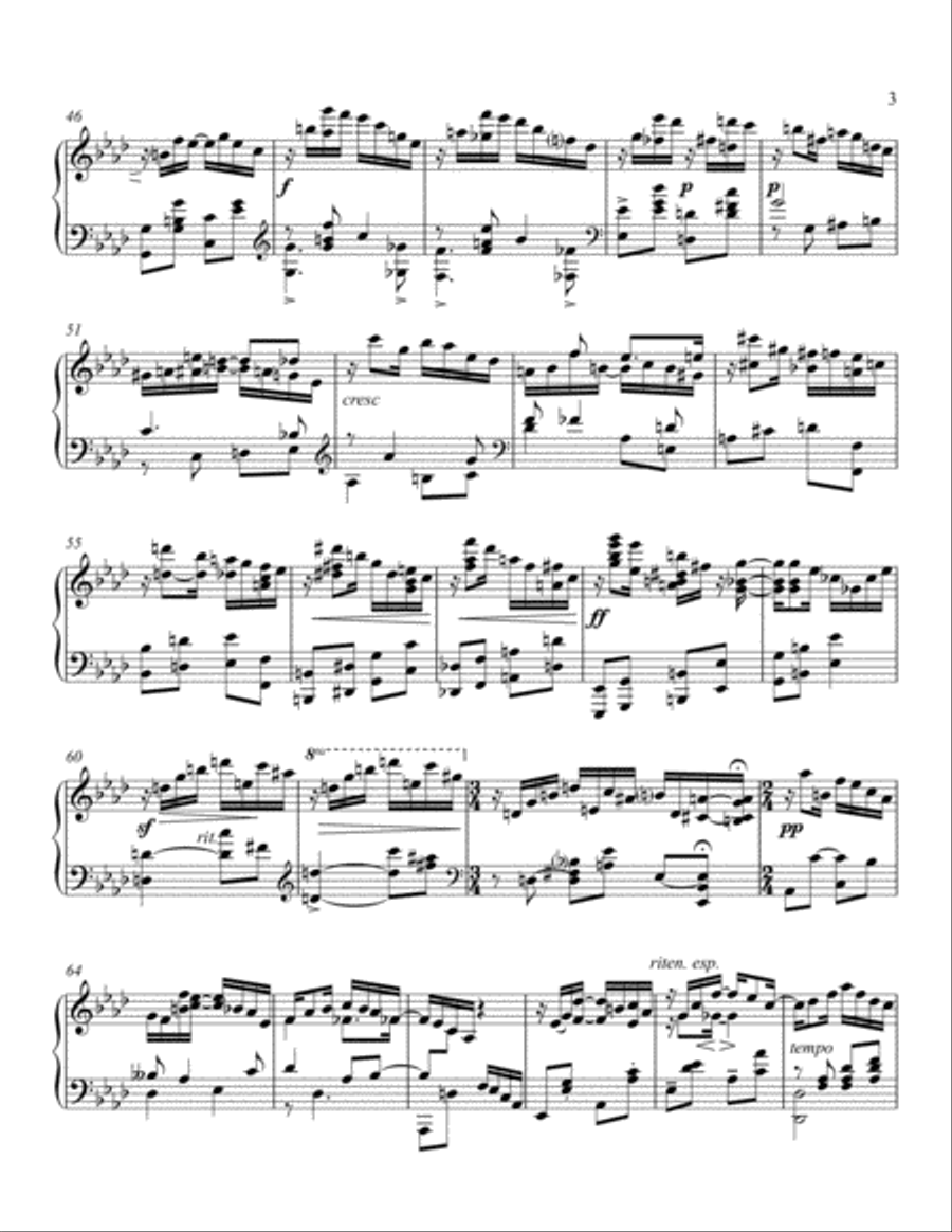 Lemur Rag, op. 9, #2 Lemur Rag, op. 9, #2 Piano Solo scores gallery preview page 3