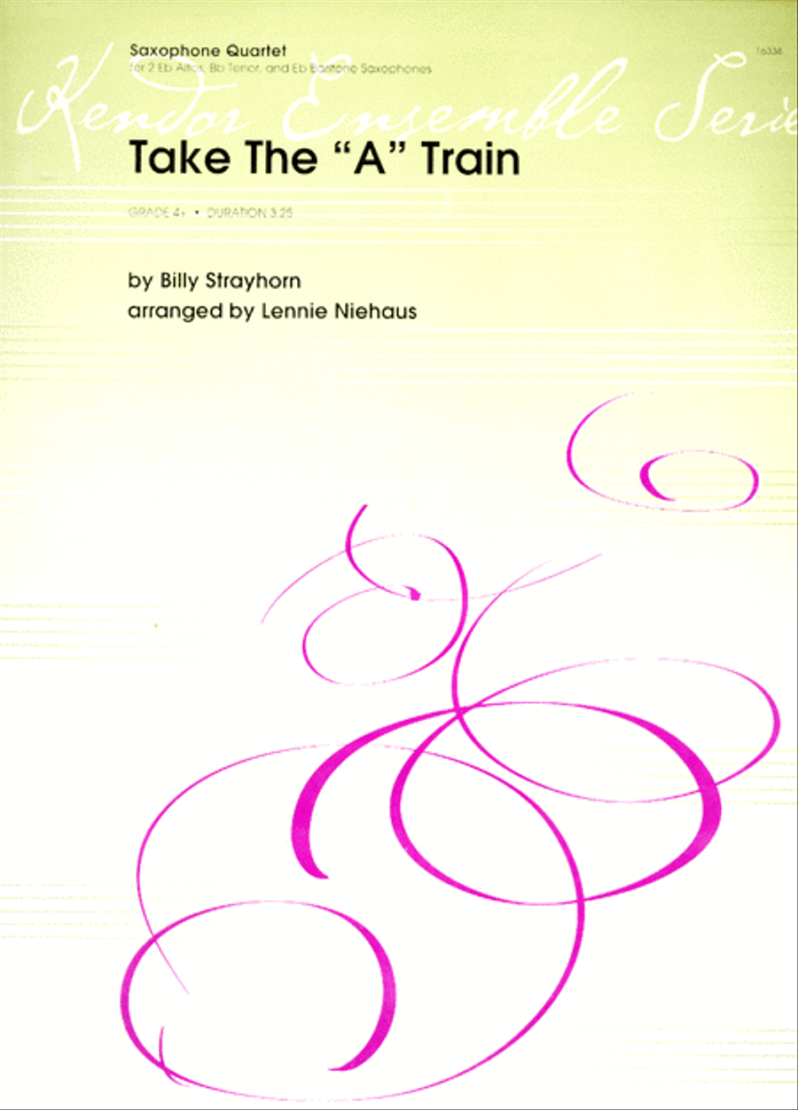 Take The A Train Saxophone Quartet scores gallery preview page 1