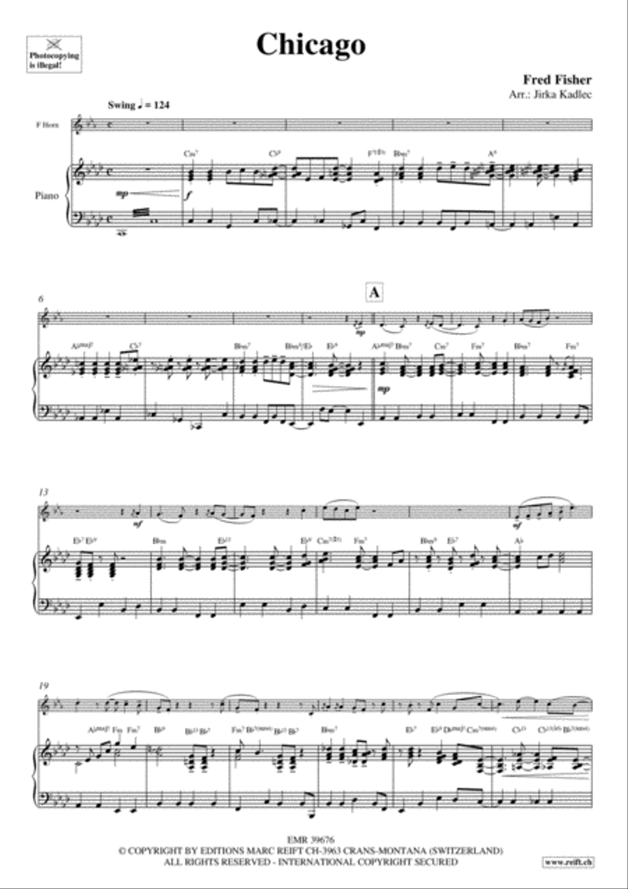 Chicago Horn scores gallery preview page 4