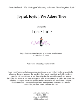 Book cover for Joyful, Joyful We Adore Thee