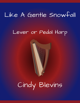 Book cover for Like a Gentle Snowfall, for Lever or Pedal Harp